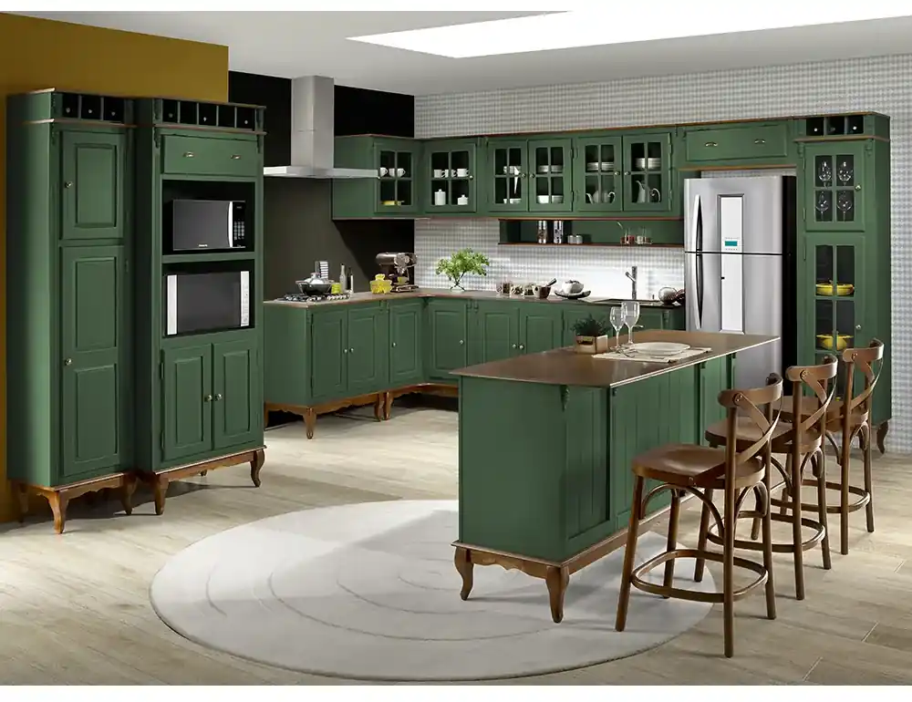 cozinha verde