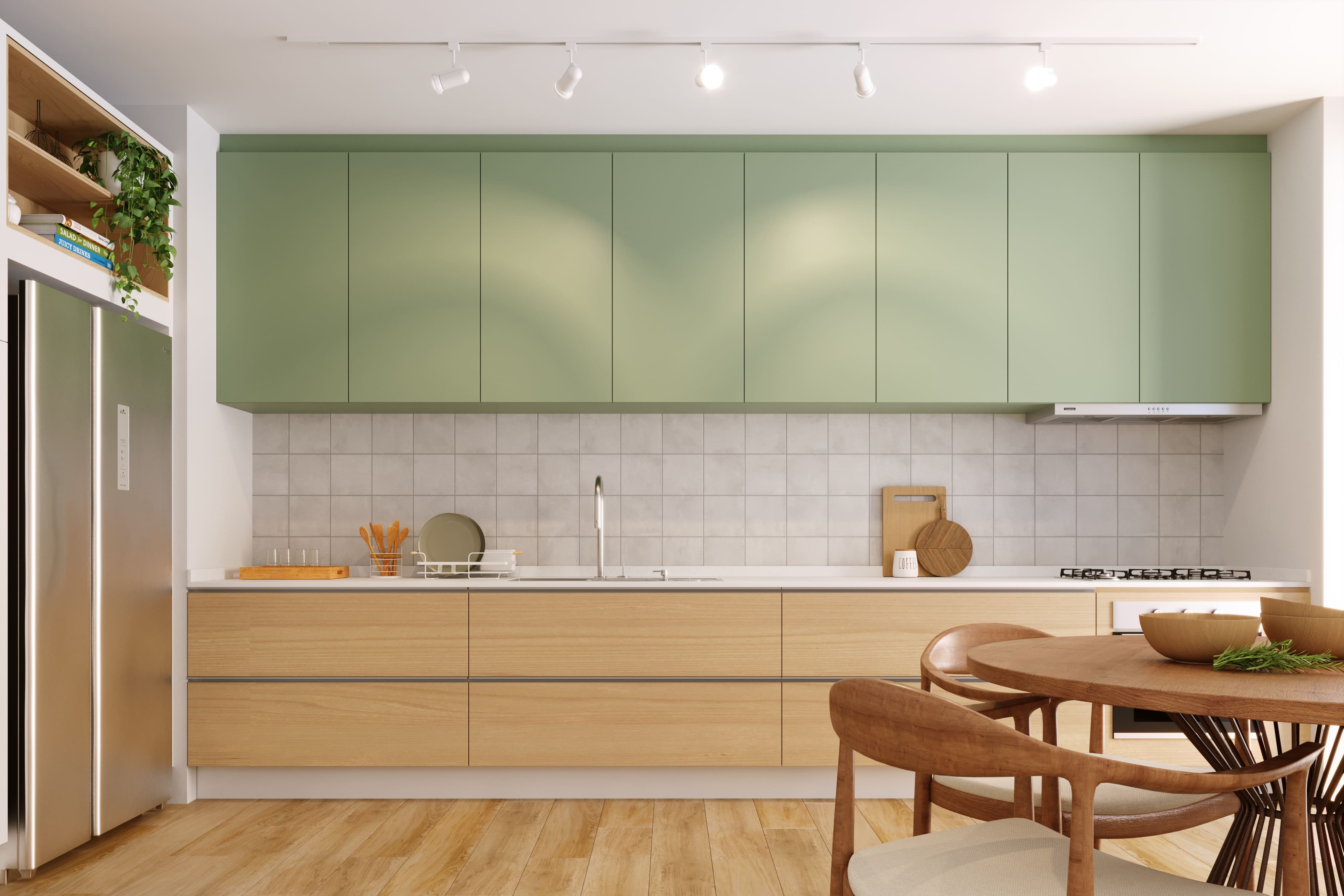 cozinha verde