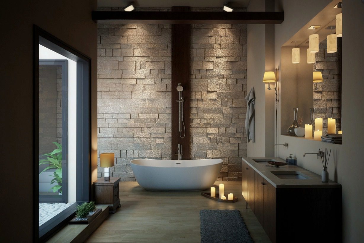 bathroom with bathtub models and inspirations