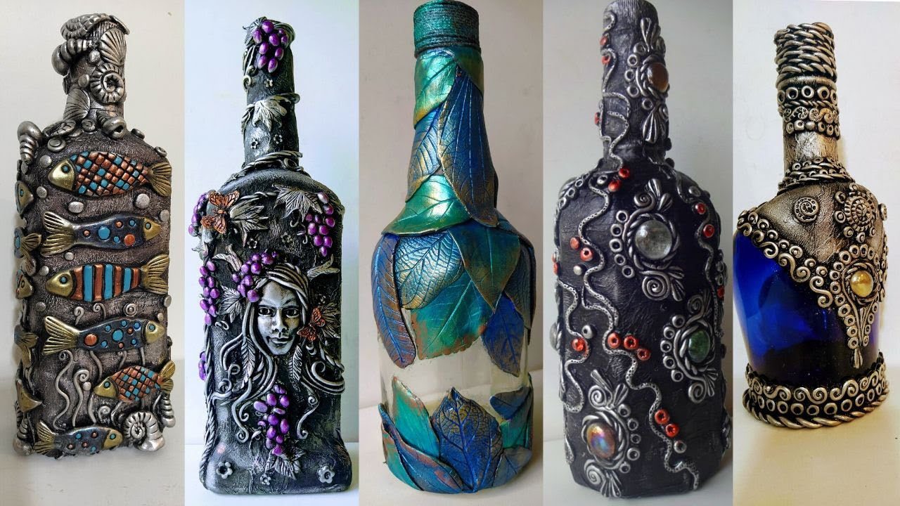 decorated bottles models