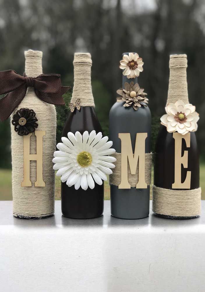 garrafas decoradas modelos
