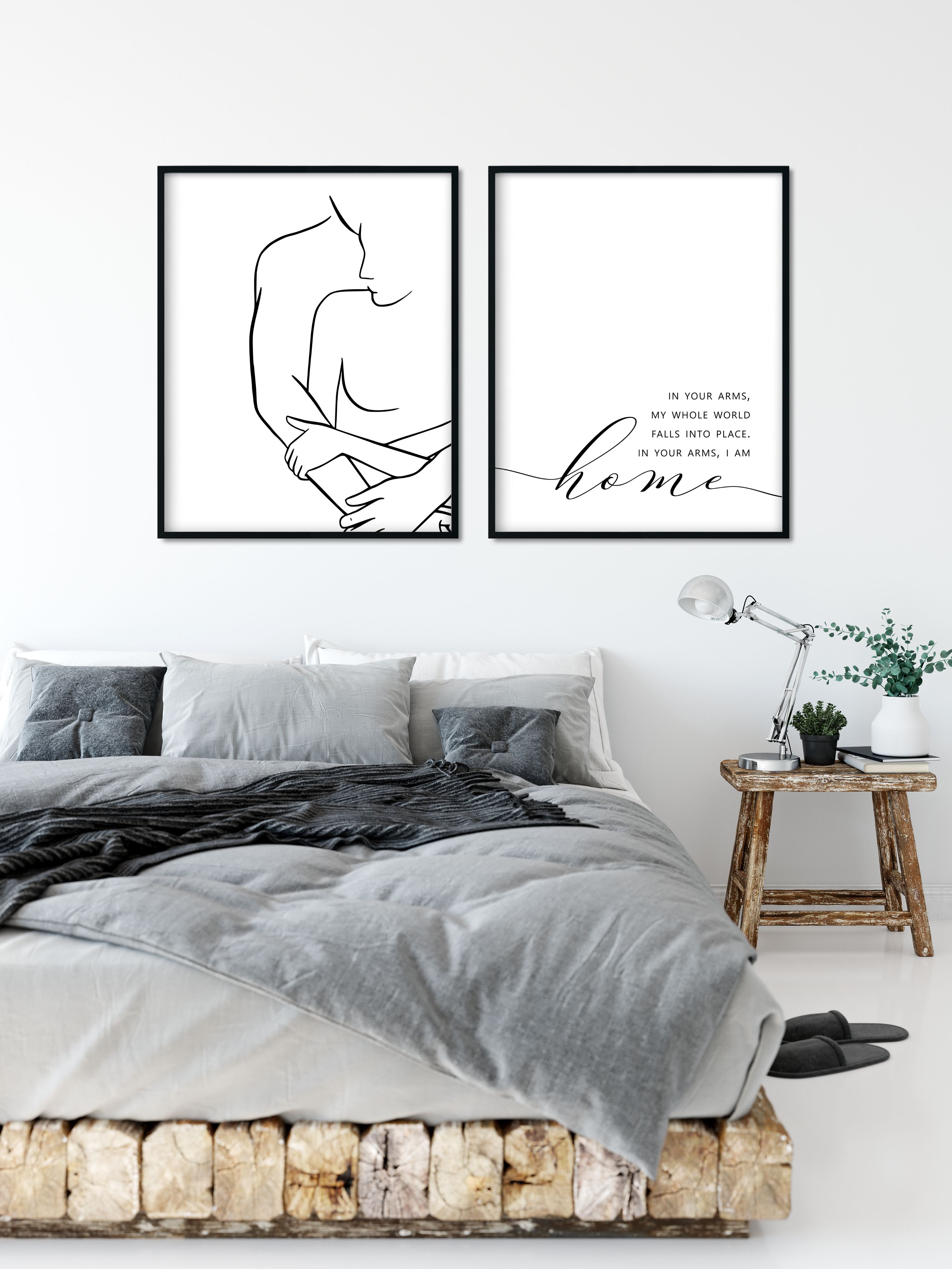 paintings for double bedroom