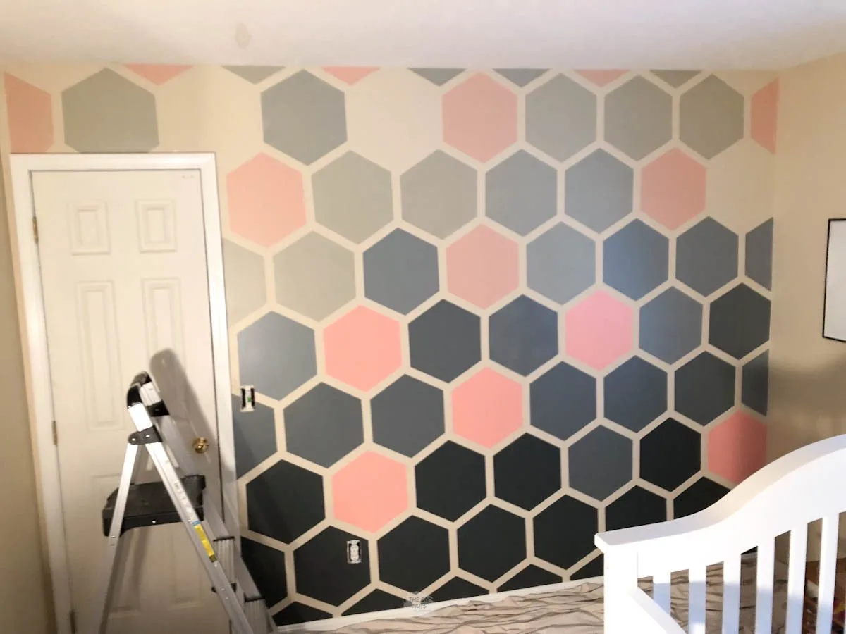 paint wall with tape