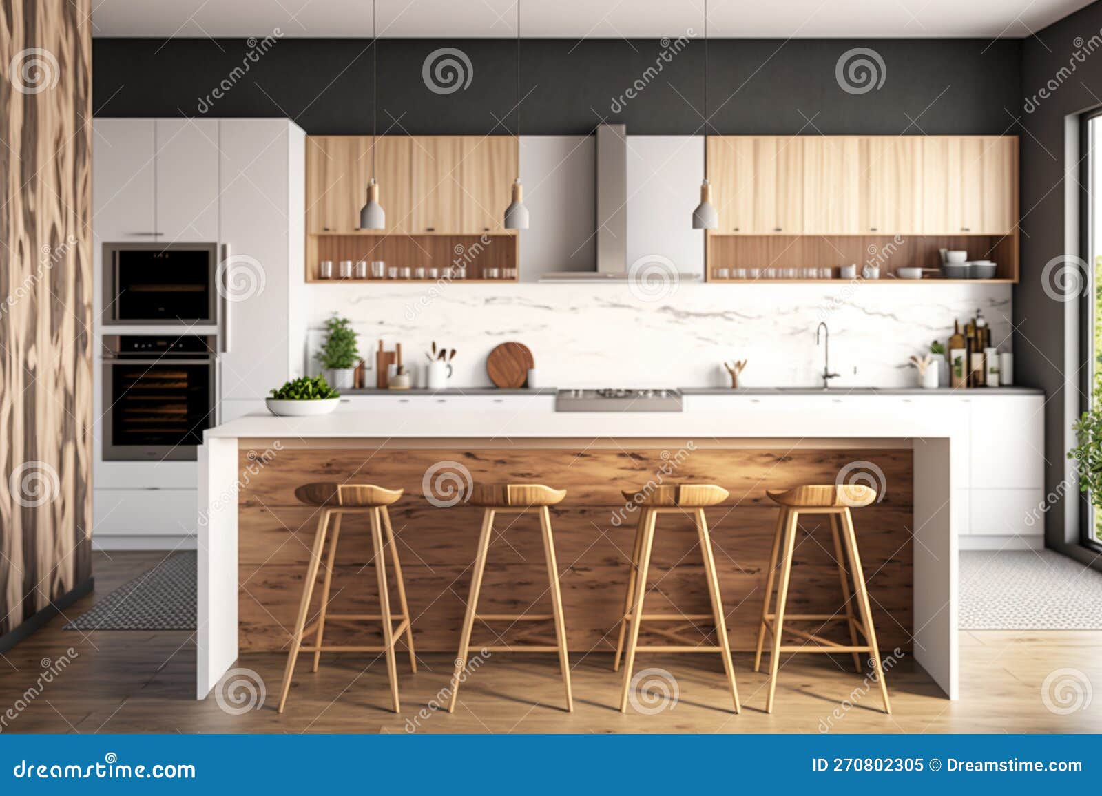 como-decorar-uma-cozinha-branca-com-madeira