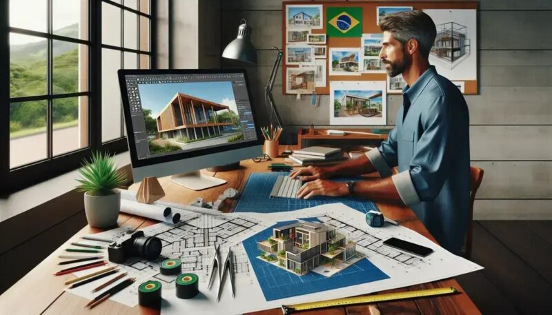 como fazer projeto arquitetonico 3d